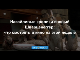Назойливые кролики и юный Шварценеггер: что смотреть в кино на этой неделе